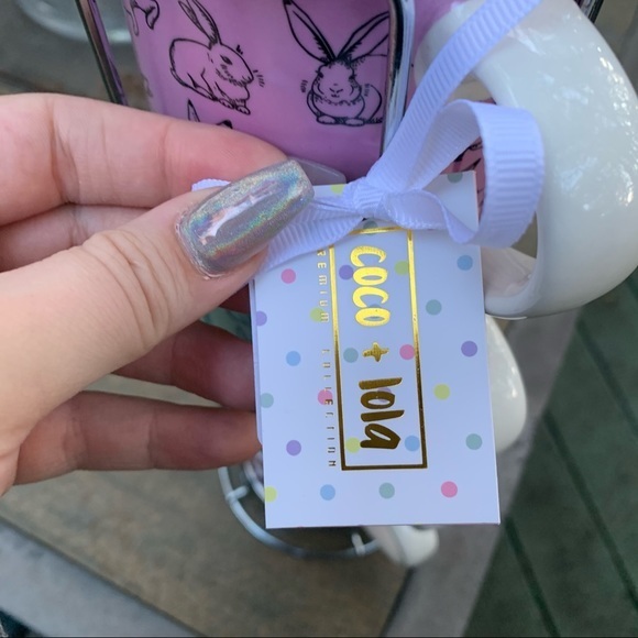 NWT Multicolored Rabbit Stackable 4 Mugs + Holder - Picture 6 of 11